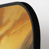 Buffalo Bison Sunset Silhouet Pickleball Paddle (Links Detail)