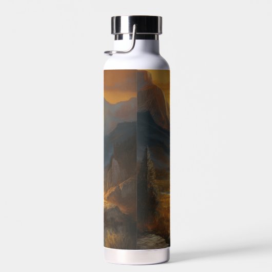 Buffalo Bison Sunset Silhouet Waterfles (Rechts)