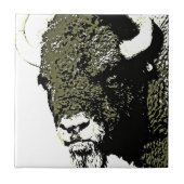Buffalo - Bison Tegeltje (Voorkant)