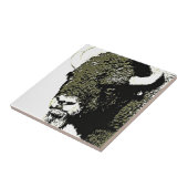 Buffalo - Bison Tegeltje (Zijkant)