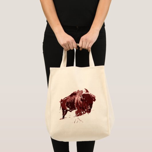 Buffalo - Bison Tote Bag (Voorkant (product))