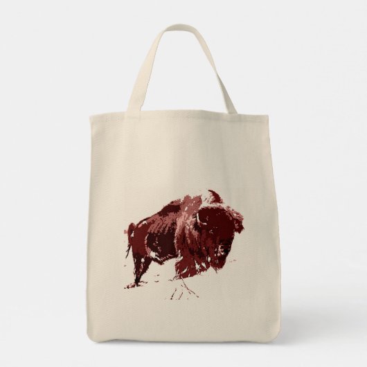 Buffalo - Bison Tote Bag (Achterkant)