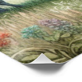 Buffalo Bison Whimsical Forest Landschapskunst Perfect Poster (Hoek)