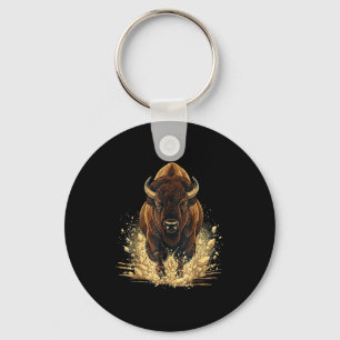 Buffalo bizon amerikaanse liefde voor bizon voor m sleutelhanger