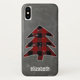 Buffalo Black Red Pset-kerstboomschalkbord Case-Mate iPhone Case