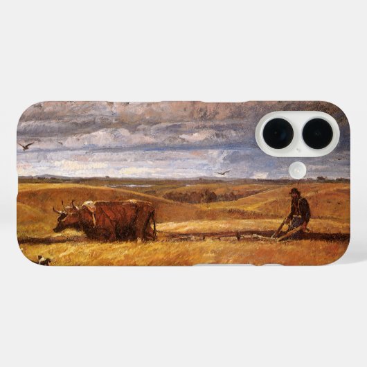 Buffalo Bones Omgeploegd door Harvey Thomas Dunn Case-Mate iPhone Case (Achterkant (horizontaal))