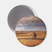Buffalo Bones Omgeploegd door Harvey Thomas Dunn Magneet (Voorkant / Achterkant)