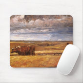 Buffalo Bones Omgeploegd door Harvey Thomas Dunn Muismat (Met muis)