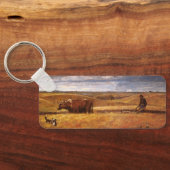 Buffalo Bones Omgeploegd door Harvey Thomas Dunn Sleutelhanger (Achterkant)