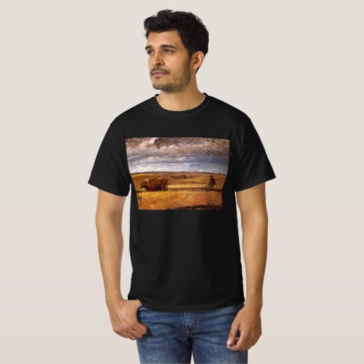 Buffalo Bones Plowed Under door Harvey Thomas Dunn T-shirt (Voorkant volledig)