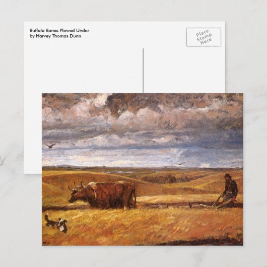 Buffalo Botten onder toezicht van Harvey Thomas Du Briefkaart (Voorkant / Achterkant)