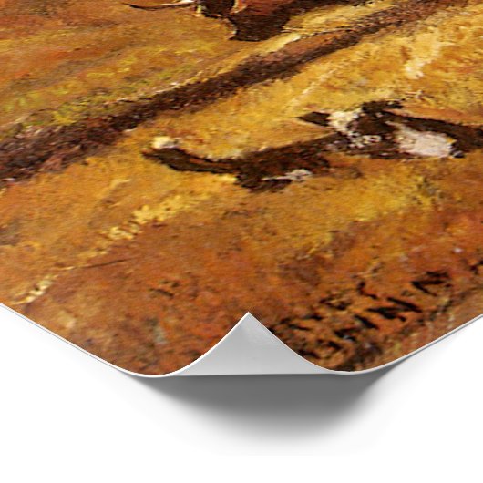 Buffalo Botten onder toezicht van Harvey Thomas Du Poster (Hoek)