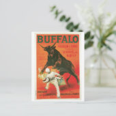 Buffalo Bouillon snijdt  voedsel en kunst Briefkaart (Staand voorkant)