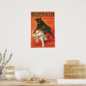 Buffalo Bouillon snijdt  voedsel en kunst Poster (Keuken)
