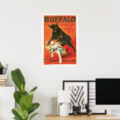 Buffalo Bouillon snijdt  voedsel en kunst Poster (Thuiskantoor)