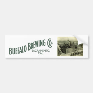 Buffalo Brewing Company, Sacramento, CA Bumpersticker