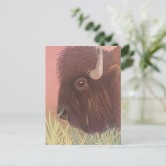 Buffalo Briefkaart (Staand voorkant)