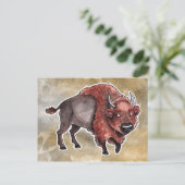 Buffalo Briefkaart (Staand voorkant)