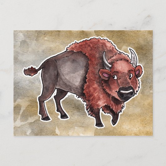 Buffalo Briefkaart (Voorkant)