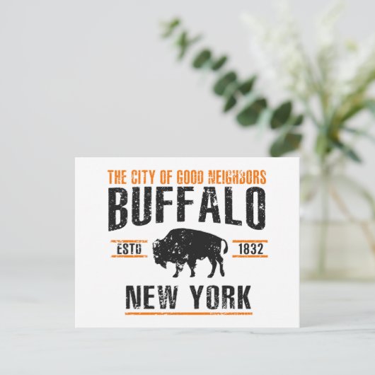 Buffalo Briefkaart (Staand voorkant)