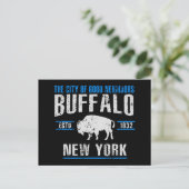 Buffalo Briefkaart (Staand voorkant)