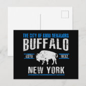 Buffalo Briefkaart (Voorkant / Achterkant)