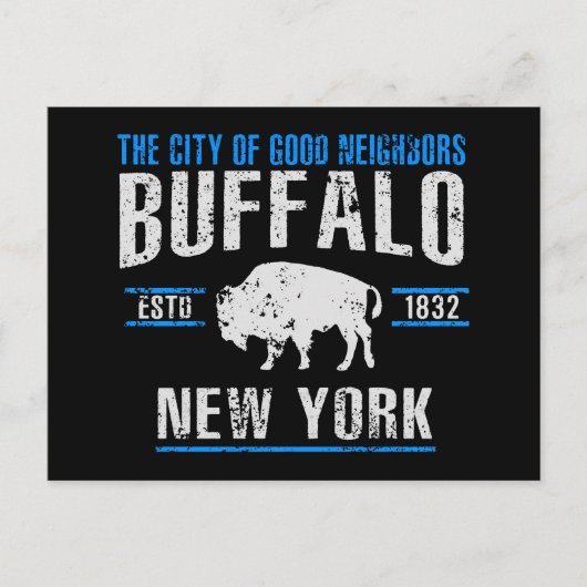 Buffalo Briefkaart (Voorkant)