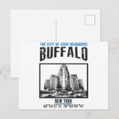 Buffalo Briefkaart (Voorkant / Achterkant)