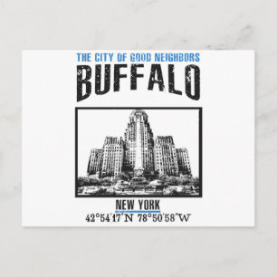 Buffalo Briefkaart