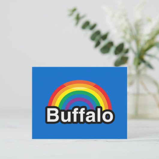 BUFFALO BRIEFKAART (Staand voorkant)