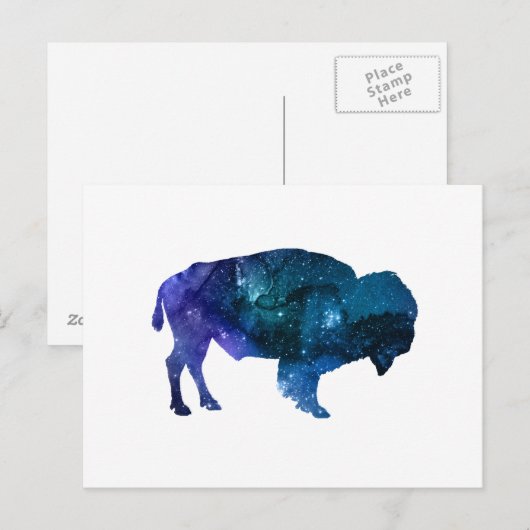 Buffalo Briefkaart (Voorkant / Achterkant)