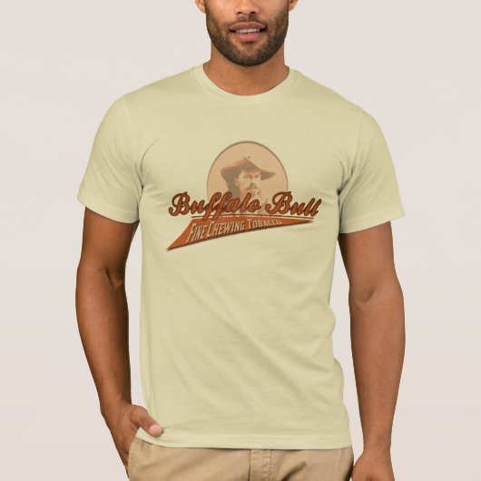 Buffalo Bull Fine Kening Tobacco T-shirt (Voorkant)