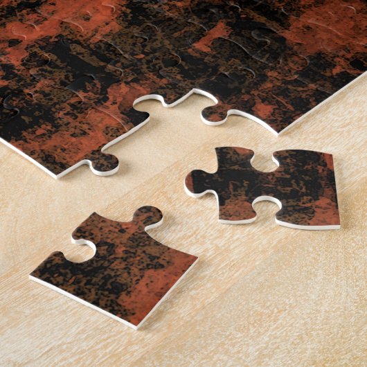 Buffalo bull wildlife kunst legpuzzel (Zijkant)