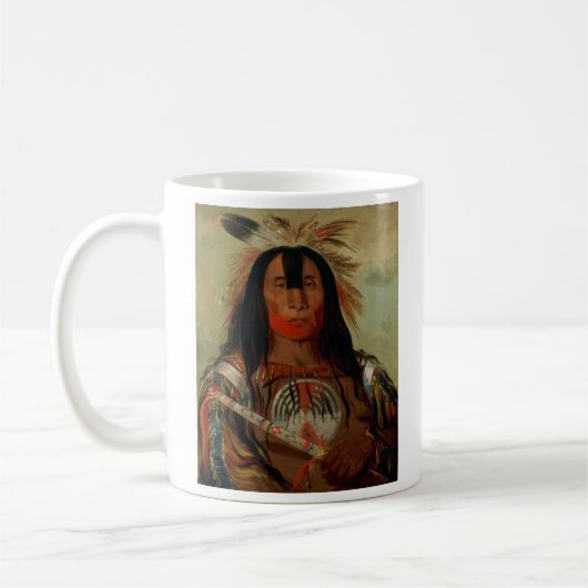 Buffalo Bull's back Fat Head-bloedstam Koffiemok (Links)