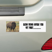 BUFFALO BUMPERSTICKER (Op auto)