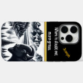 Buffalo by Mountains in een rustig landschap Case-Mate iPhone Case (Achterkant (horizontaal))