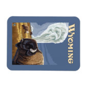 Buffalo by Old Faithful Vintage Travel Poster Magneet (Horizontaal)