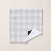 Buffalo Cabin Check Patroon Badhanddoek Set Bad Handdoek (Wasdoekje)