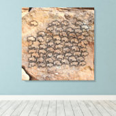 Buffalo Canvas Afdruk (Insitu (Houten vloer))