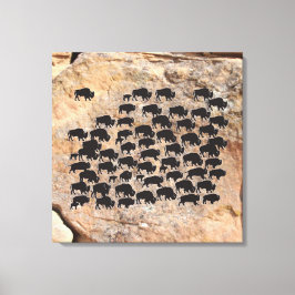 Buffalo Canvas Afdruk