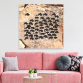 Buffalo Canvas Afdruk (Insitu (Woonkamer))