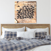 Buffalo Canvas Afdruk (Insitu (Slaapkamer))