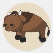Buffalo cartoon stickers (Voorkant)