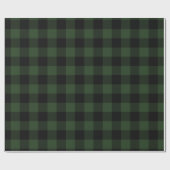 Buffalo Celtic Green and Black Squares Pset Cadeaupapier (Vlak)