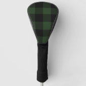 Buffalo Celtic Green and Black Squares Pset Golfheadcover (Voorkant)