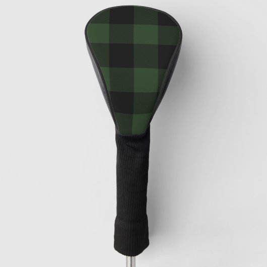 Buffalo Celtic Green and Black Squares Pset Golfheadcover (Voorkant)