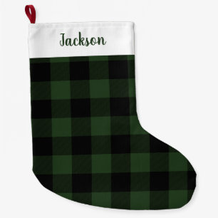Buffalo Celtic Green and Black Squares Pset Grote Kerstsok