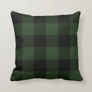 Buffalo Celtic Green and Black Squares Pset Kussen