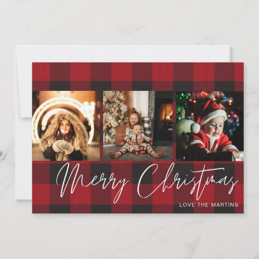 Buffalo Check 3 Fotoliefkerst (Voorkant)