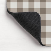 Buffalo Check Beige Cream Ivory Gingham Muismat (Hoek)